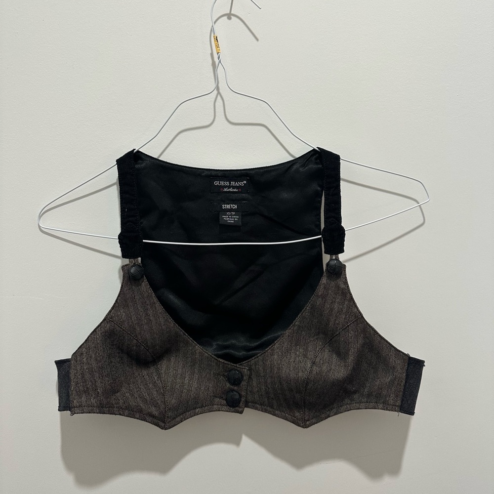 Guess Black Stretch Top